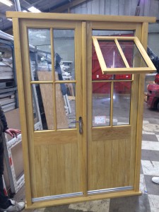 French Doors have opening sash incorporated